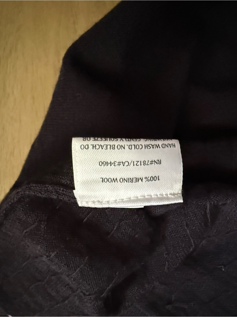 EILEEN FISHER shell sweater tank top deep purple merino wool sequins Size Small - Picture 5 of 5